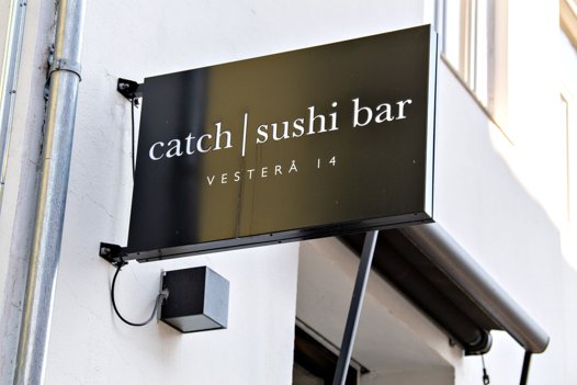 Catch Sushi ser stilfuldt ud, selv om maden ikke koster mere end 249,-. Foto: Bente Poder