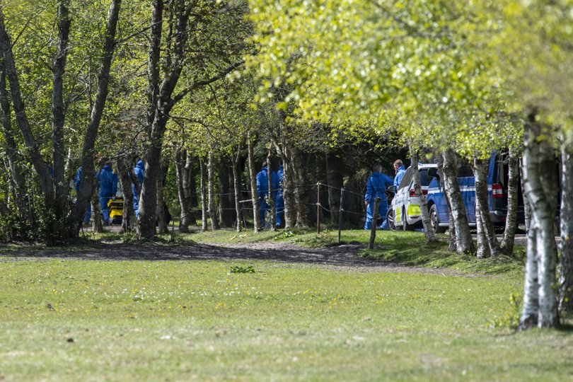 Eddie blev skudt og brændt på ejendommen på Rendborgvej 9. maj 2020. <i>Kim Dahl Hansen</i>