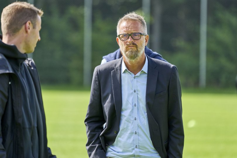 Jens Hammer Sørensen blev ansat som administrerende direktør i Esbjerg fB 11. august. I aften venter en kamp mod den klub, der har fyldt det meste af hans arbejdsliv de sidste to årtier. Arkivfoto: Claus Bonnerup/Ritzau Scanpix <i>Ritzau Scanpix</i>