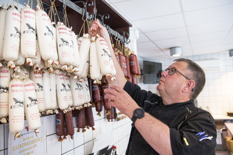 Den sidste selvstændige slagterbutik i Hjørring er nu taget under konkursbehandling. Brancheorganisation frygter for slagternes fremtid. <i>Foto: Kim Dahl Hansen</i>