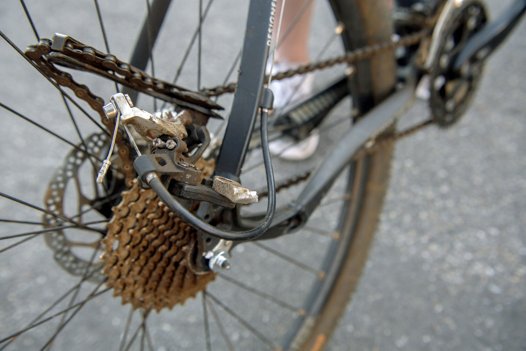 Cyklen fik et ordentligt slag. Foto: Lars Pauli <i>Foto: Lars Pauli</i>