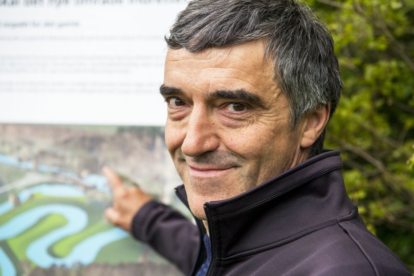 Formand for Bindslev Gl. Elværk, Arne Povlsen tager den hårde retorik fra Hjørring Byråd, med ophøjet ro. Foto: Kim Dahl Hansen <i>Foto: Kim Dahl Hansen</i>