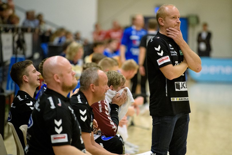 Mors-Thy-træner Niels Agesen fik masser at gruble over efter sit holds skuffende indsats i Fredericia. Arkivfoto: Bo Lehm <i>Bo Lehm</i>