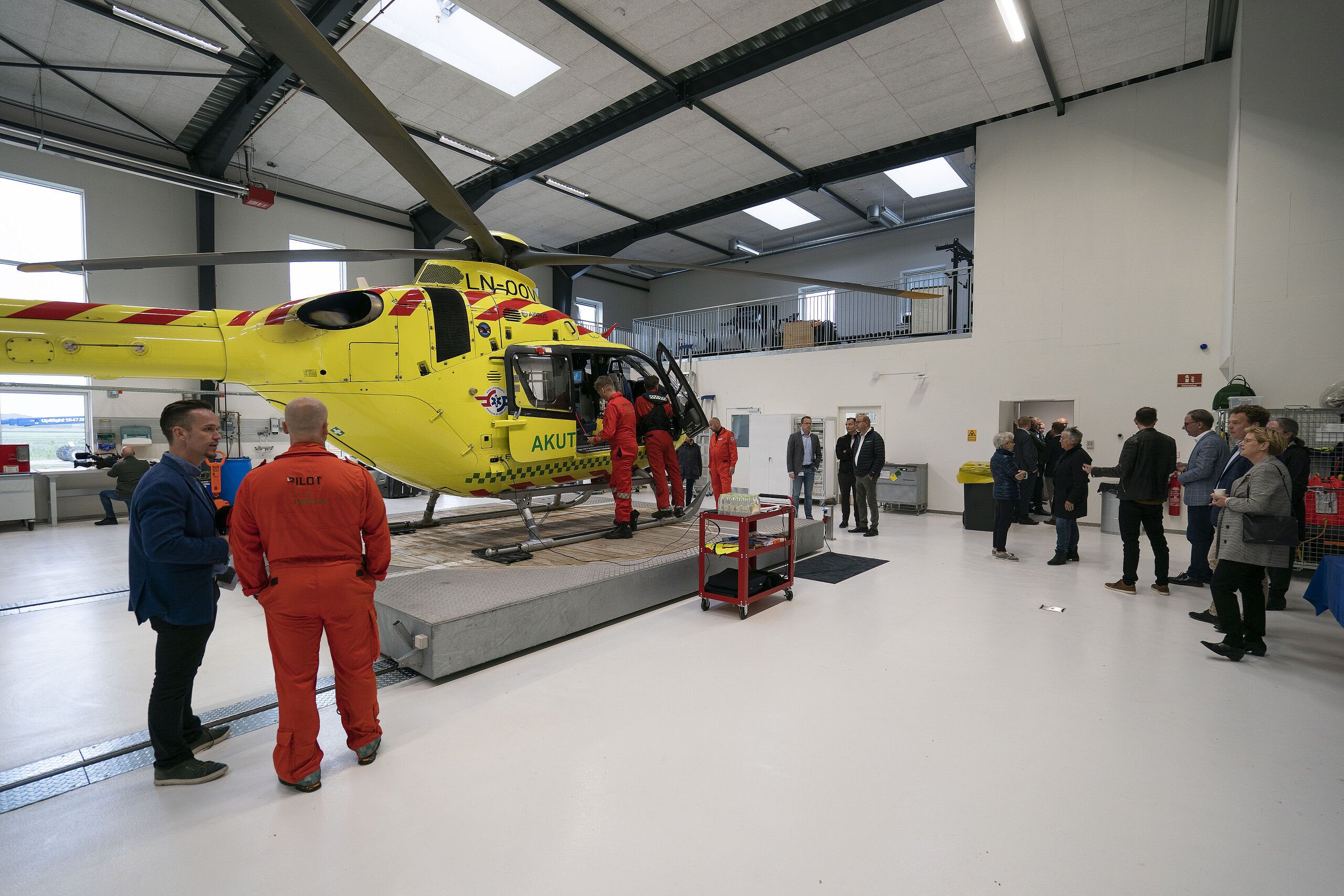 Akutlægehelikopteren letter nu fra Vester Hjermitslev