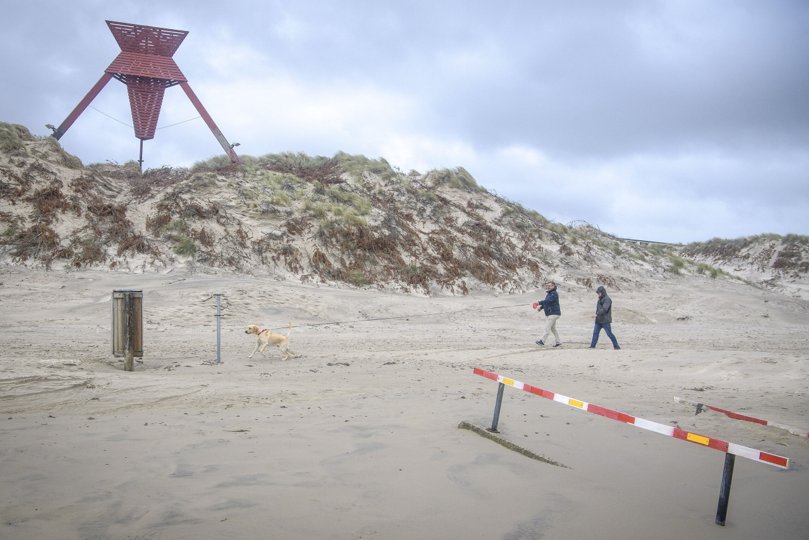 Sømærket i Blokhus torsdag formiddag. Foto: Martin Damgård