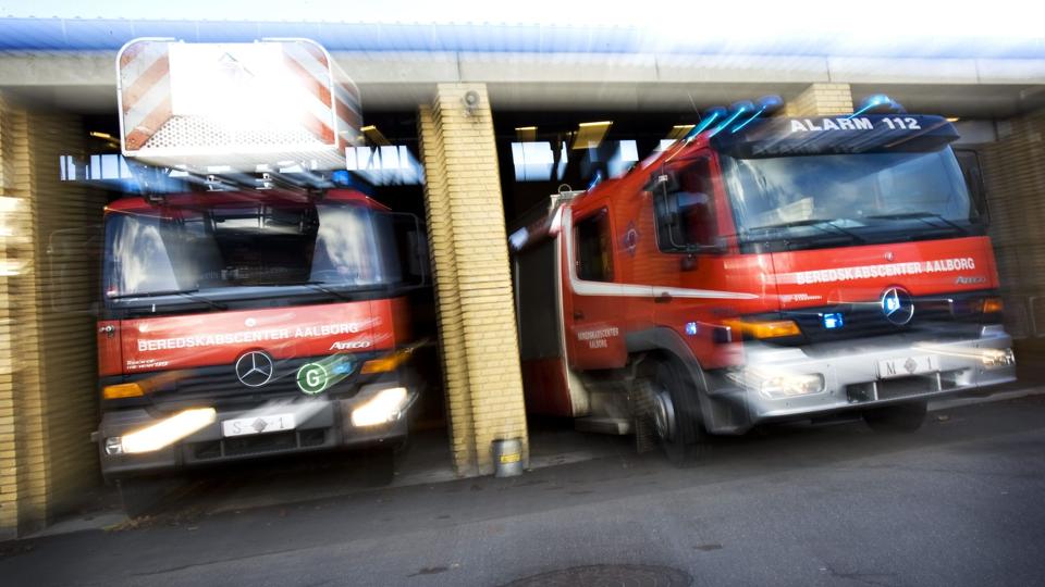 Brandvæsenet har været ude til to falske alarmer.Arkivfoto <i>Pressefotograf Henrik Bo</i>