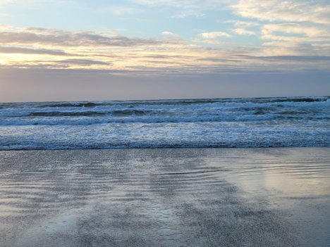Det var en flot aften på Blokhus Strand. Privatfoto