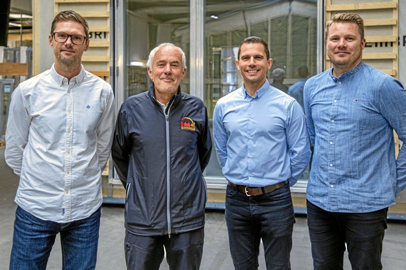 Den nye ledelse i BM Byggeindustri. Foto: t-m-e.dk