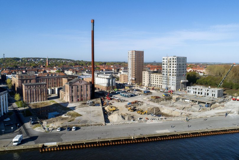 Det er i dette område, at der bygges både nyt og om. Foto: Lars Pauli <i>Foto: Lars Pauli</i>