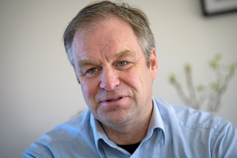 Leif Gravesen, formand for landets største landboforening Fjordland, glæder sig over, at stort set samtlige partier i Folketinget står bag den klimaaftale for landbruget, der blev indgået søndag aften. Arkivfoto: Bo Lehm