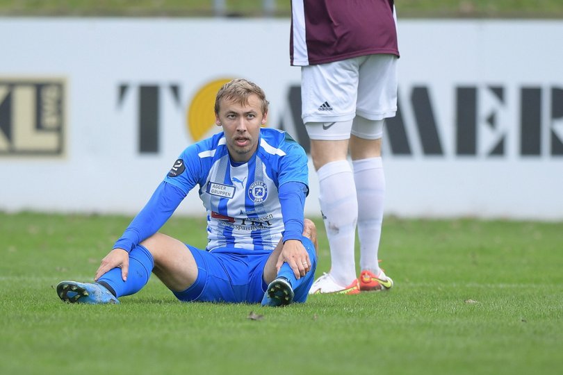 Mikkel Agger formåede ikke at komme på måltavlen for thyboerne. Arkivfoto: Bente Poder