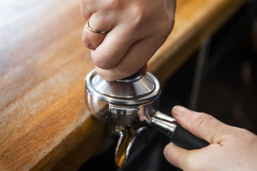 Lene Hyldahl er den første kvindelige danmarksmester i barista. Foto: Henrik Louis <i>Foto:Henrik Simonsen</i>
