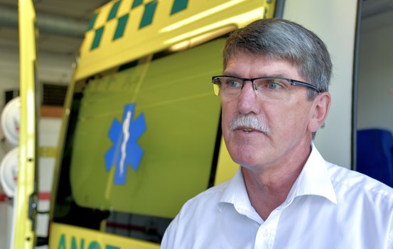 Falck var tæt på, da de tabte udbudsrunden for ambulancekørsel og sygetransport i Nordjylland, synes Regionsdirektør Kjeld Brogaard, Falck Ambulance Nord. Foto: Diana Holm