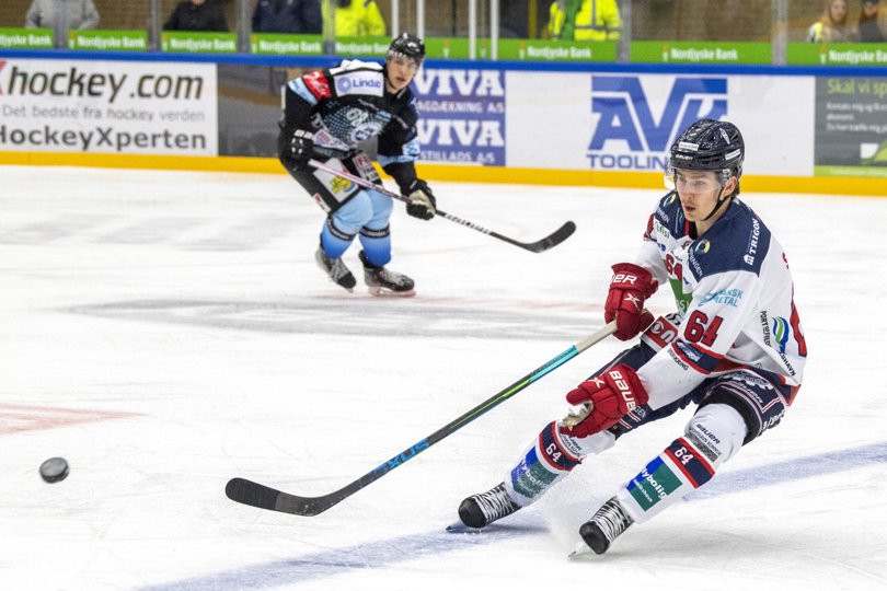 Aleksi Halme har været en mindre åbenbaring for Frederikshavn White Hawks. Foto: Henrik Louis <i>Foto:Henrik Simonsen</i>