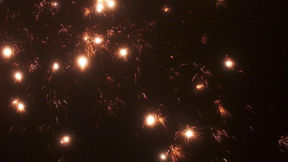 Hjørring Ny tømmerhandel.Fyrværkeri DEMO. ¬ Foto: Bent Bach <i>Foto: Bent Bach</i>