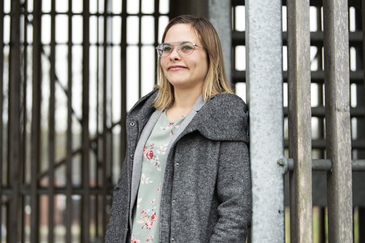 Lotte Madsen er ansat på deltid som foreningskoordinator. <i>Foto: Henrik Bo</i>