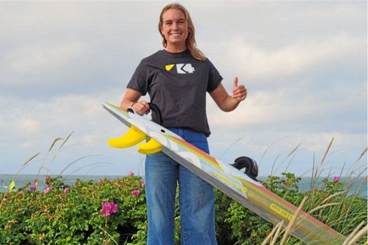 Wildcard gjorde en forskel: 19-årige Line surfer mod VM