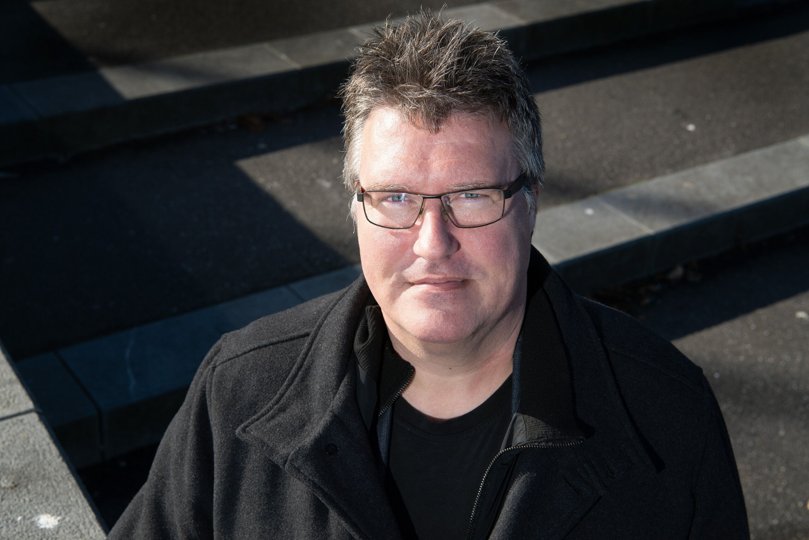 Spidskandidat for Kristendemokraterne, Jesper Veiby, vægter kerneydelser som ældrepleje, børnepasning og lignende meget højt. Foto: Bente Poder <i>Foto: Bente Poder</i>