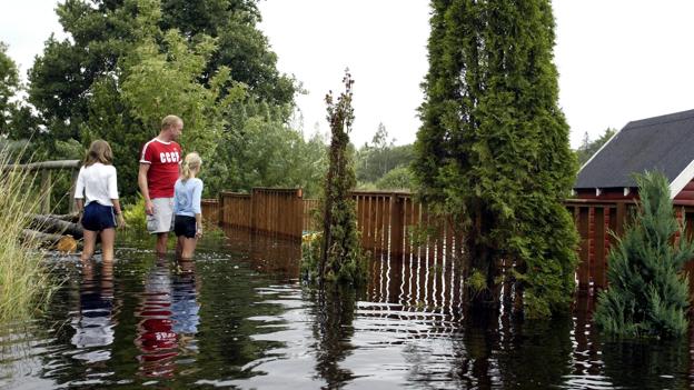 Oversvømmelse i 2014.  <i>Arkivfoto: Carl Th. Poulsen</i>