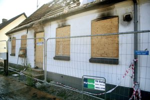 Efter tragedien: Nu er brandhærget hus sat til salg
