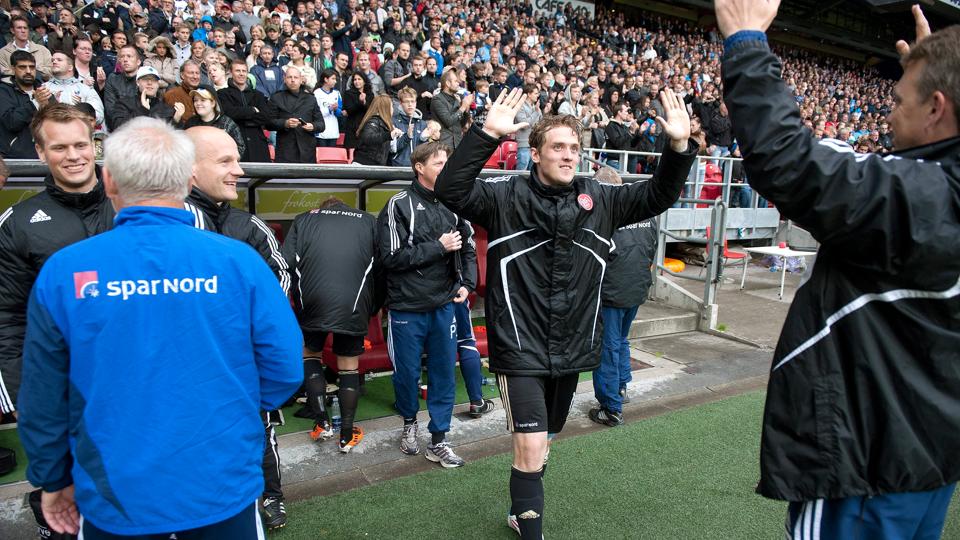Morten "Duncan" Rasmussens seks mål og to assists i 14 kampe blev afgørende for AaB i foråret 2011. Han blev også klubbens topscorer på tværs af hele sæsonens ligakampe. <i>Arkivfoto: Torben Hansen</i>
