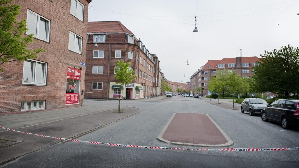 Skyderiet mod pizzeriaet fandt sted i Sjællandsgade.Arkivfoto: Grete Dahl