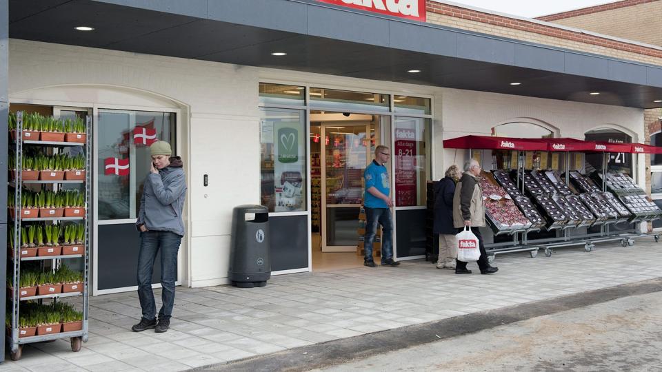 Fakta-butikken her på Hjørringvej var i nat udsat for indbrudsforsøg. Arkivfoto: Carl Th. Poulsen