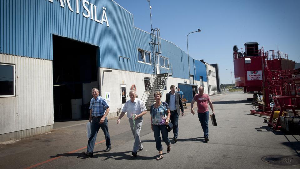 Wärtsilä har sat en stor bygningsmasse til salg. Foto: Kim Dahl Hansen <i>Kim Dahl Hansen</i>