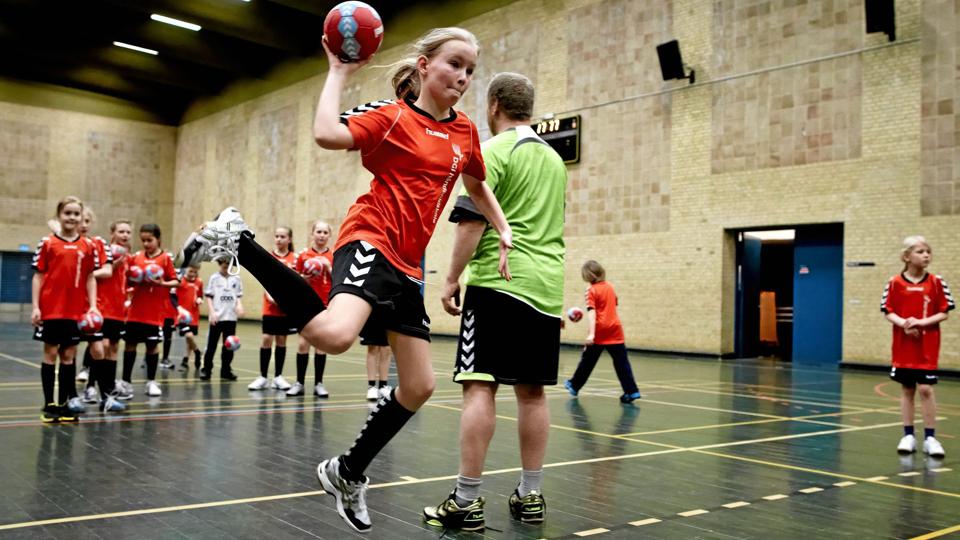 Der er håndbold for børn i Rosendal Idrætsforum fredag 28. december. Arkivfoto <i>Free</i>