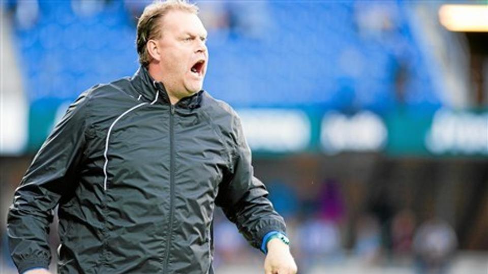 Boye Habekost og FC Hjørring skilles. Men det er ikke spillernes skyld. Foto: John Randeris / Jydske Vestkysten