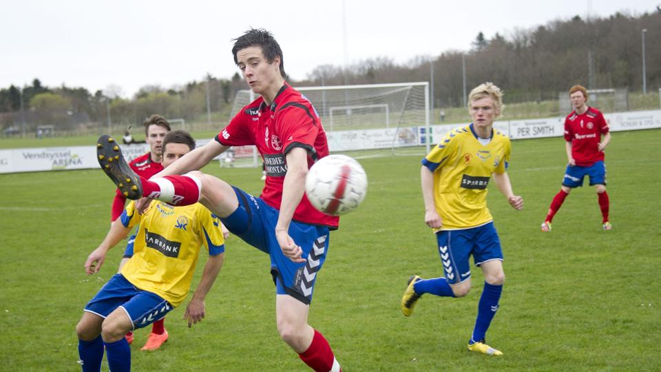 IF Skjold Sæby leverede en god indsats mod topholdet Vejgaard, men det rakte ikke til point.Arkivfoto: Kurt Bering <i>Kurt Bering</i>