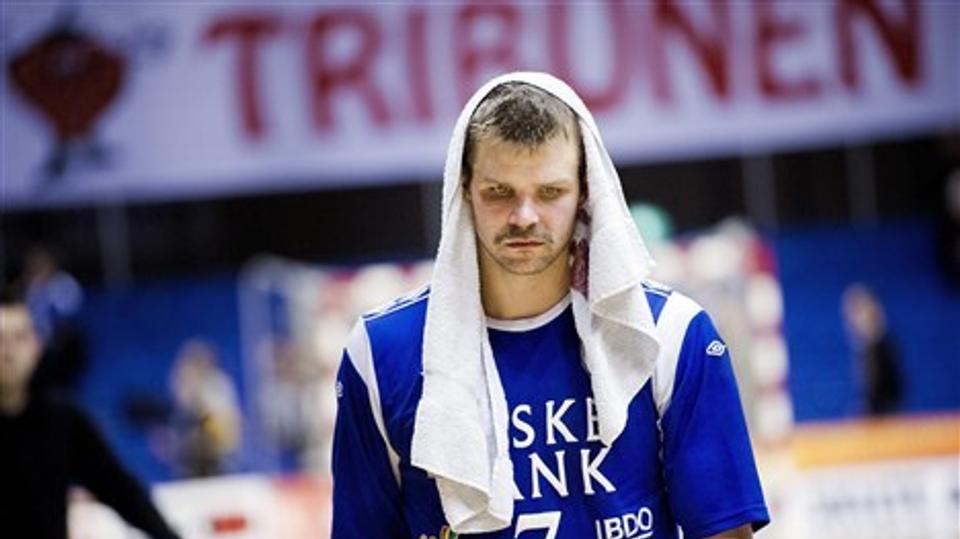 Der var massiv skuffelse, da Mors-Thy Håndbold mistede slutspilspladsen efter nederlaget til Aalborg Håndbold i Gigantium. Foto: Henrik Bo