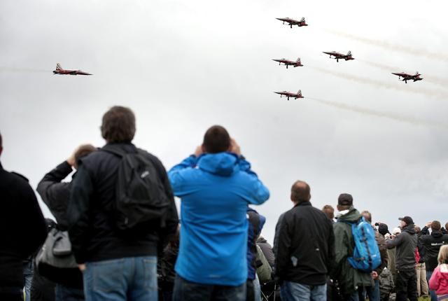 Da der senest var flyshow i Aalborg i 2012 mødte flere end 80.000 op for at se de mange maskiner.

Arkivfoto: Lars Pauli