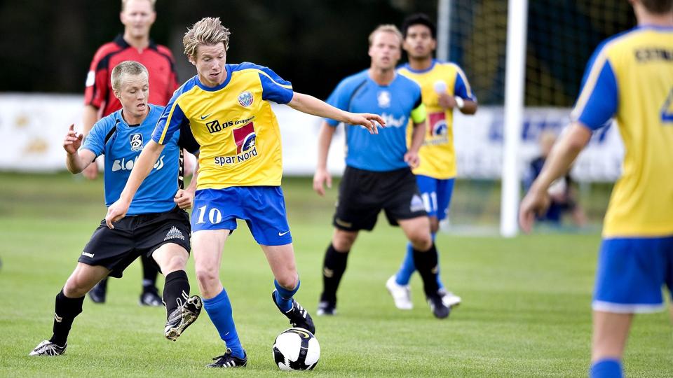 Der bliver gratis fodbold på Hobro Station i weekenden. Foto: Torben Hansen <i>Pressefotograf Torben Hansen</i>