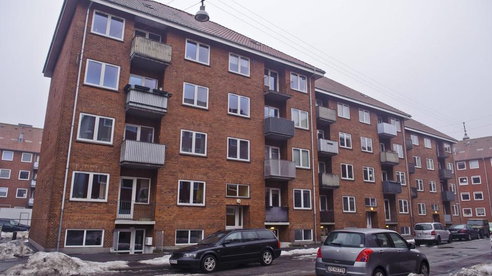Ejendommen C. V. Jessens Gade 5-9 i Aalborg er en af de ejendomme, der for nylig er blevet købet af en privat investor. Foto: Martin Damgård