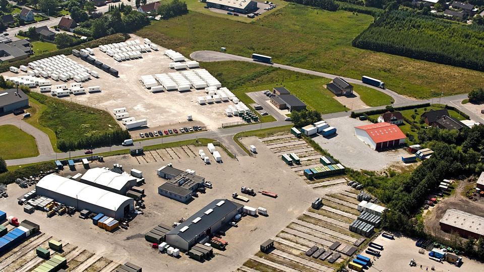 Chaufførhotellet skulle opføres i det tidligere Hagens Fjedre. Arkivfoto. Erik Sahl <i>add here</i>
