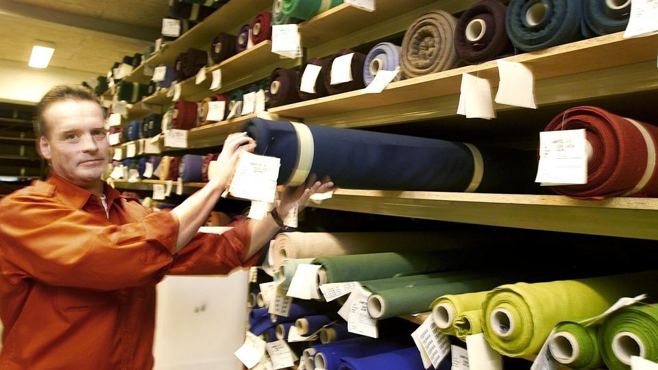 Tekstilvirksomheden Gabriel i Aalborg skal være med til at udvikle en ny type isoleringsmateriale.Arkivfoto <i>© Henrik Bo</i>