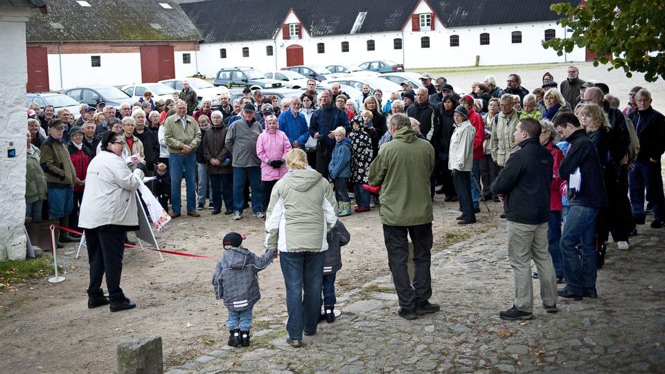 Mange deltog, da hjertestien blev indviet for knapt to år siden. Nu kan man gå turen igen. Arkivfoto: Kim Dahl Hansen <i>Kim Dahl Hansen</i>