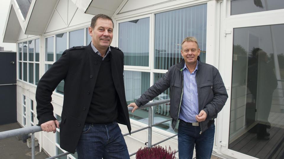 Jens Schlie (th) er formand for Hirtshals fiskeeksportører. Arkivfoto: Hans Ravn <i>Hans Ravn</i>