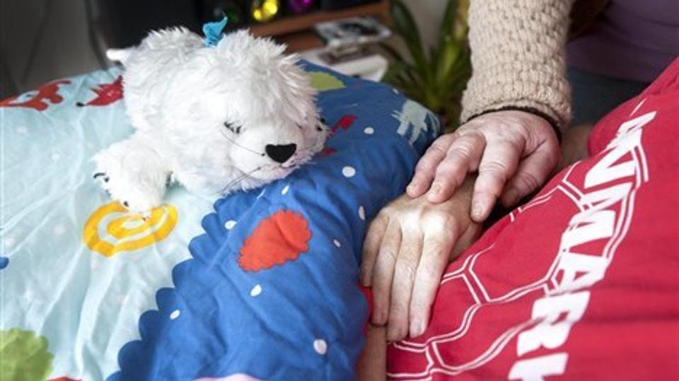 Den 35-årige Heinrich Mortensen blev efter sin hjerneskade flyttet på plejehjem. Her fik han lov at tage mange af sine elskede tøjdyr med sig. Men ifølge alle parter i sagen hørere han ikke hjemme på plejehjem. Foto: Torben Hansen