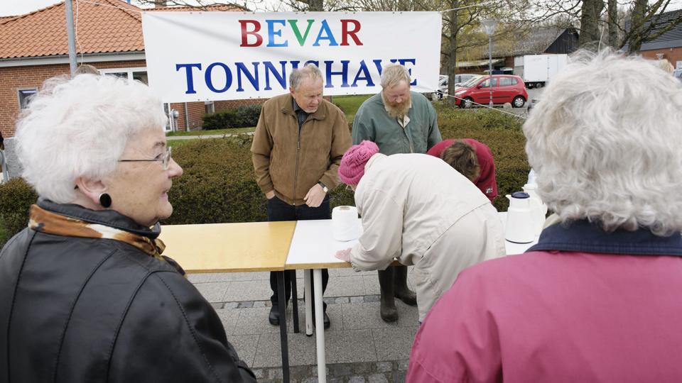 1300 borgere kræver Tonnishave bevaret. Borgerne synes ikke de er taget med på råd. Arkivfoto: Peter Broen <i>Peter Broen</i>