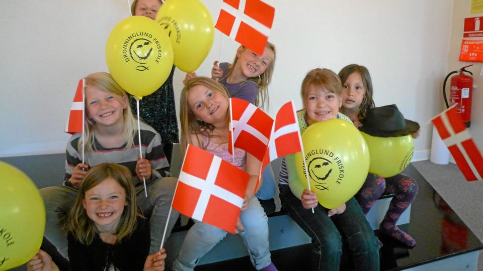 Det var en festdag på Dronninglund Friskole. Privatfoto