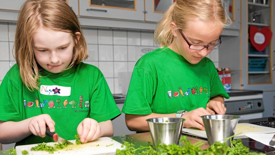I uge 31 er der madskole for børn i Mosbjerg. Pressefoto
