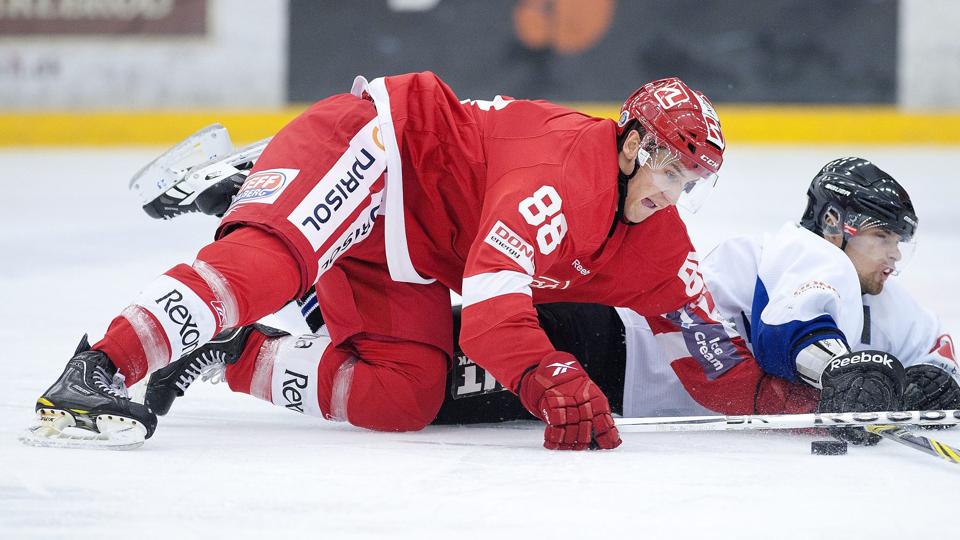 Robin Bergman er måske på vej til Frederikshavn White Hawks. Foto: Torben Hansen <i>Foto: Torben Hansen</i>