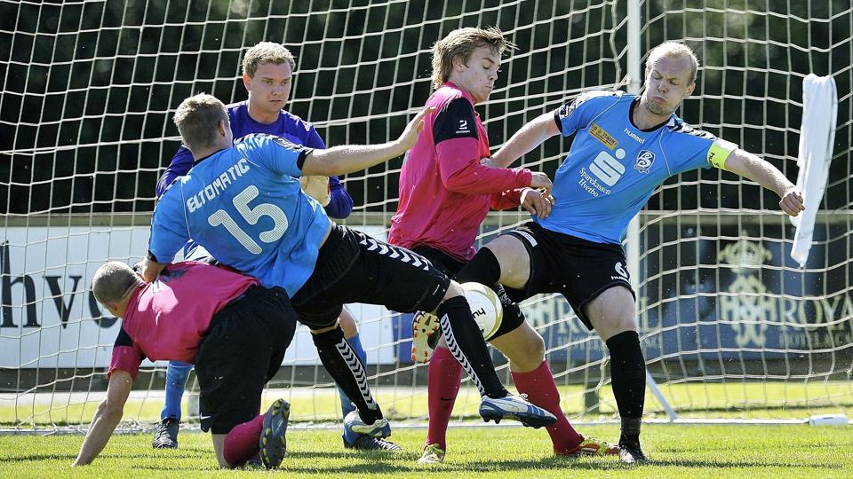 Blokhus FC tabte udekampen til Brabrand. Foto: Claus Søndberg <i>Pressefotograf Claus Søndberg</i>