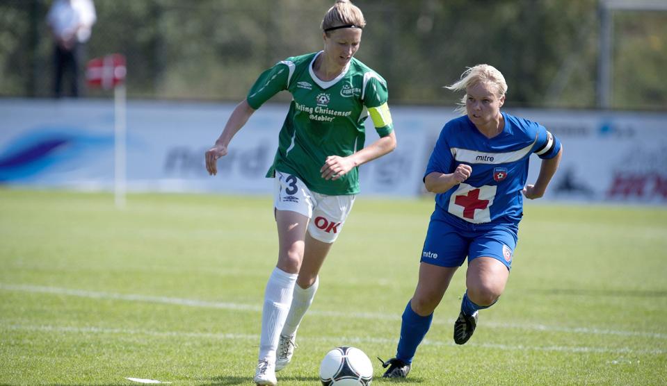 Janni Arnth og Fortuna Hjørring tabte 0-2 til Brøndby. Foto: Bente Poder <i>Bente Poder</i>