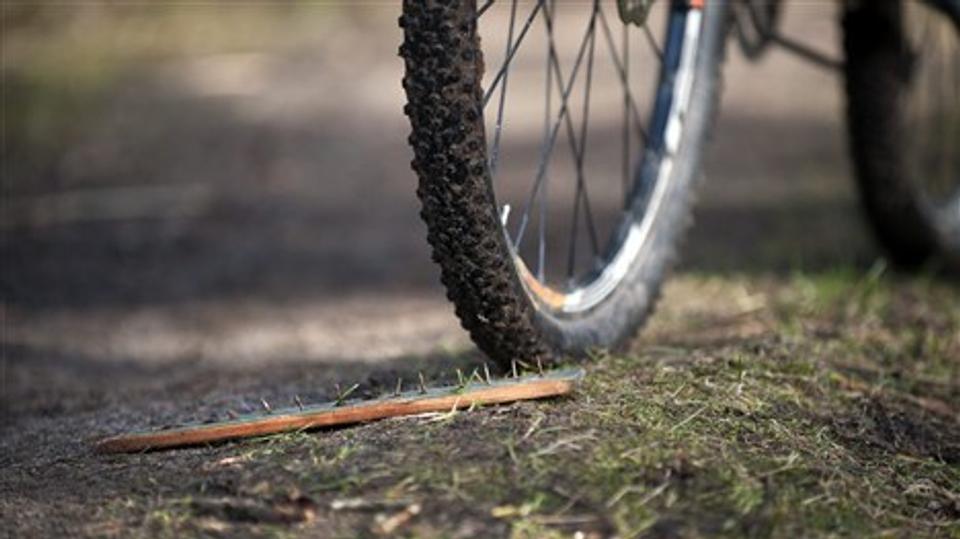 Cykelklubben CCH er stødt på nye søm i skovbunden. Arkivfoto: Hans Ravn