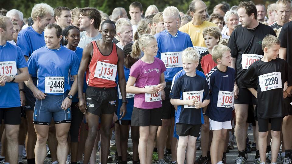 De seneste år har mellem 600 og 700 deltaget i Skagensløbet, og det ventes der også til søndagens løb.Arkivfoto: Kim Dahl Hansen <i>Pressefotograf Kim Dahl Hansen</i>