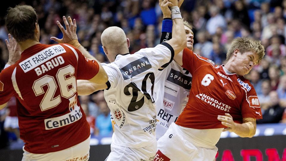 Morten Slundt var klart Aalborgs bedste markspiller og blev topscorer med seks mål. Arkivfoto: Henrik Bo <i>Foto: Henrik Bo</i>