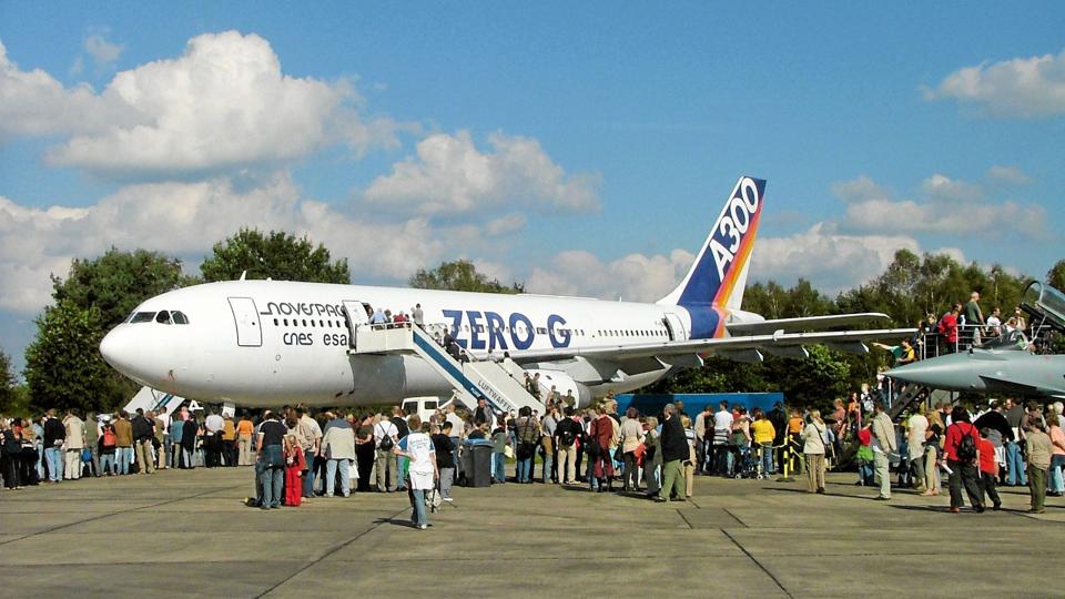 Den europæiske ”brækkomet” Novespaces Airbus A300 Zero G. Foto: borsi112@wikimedia